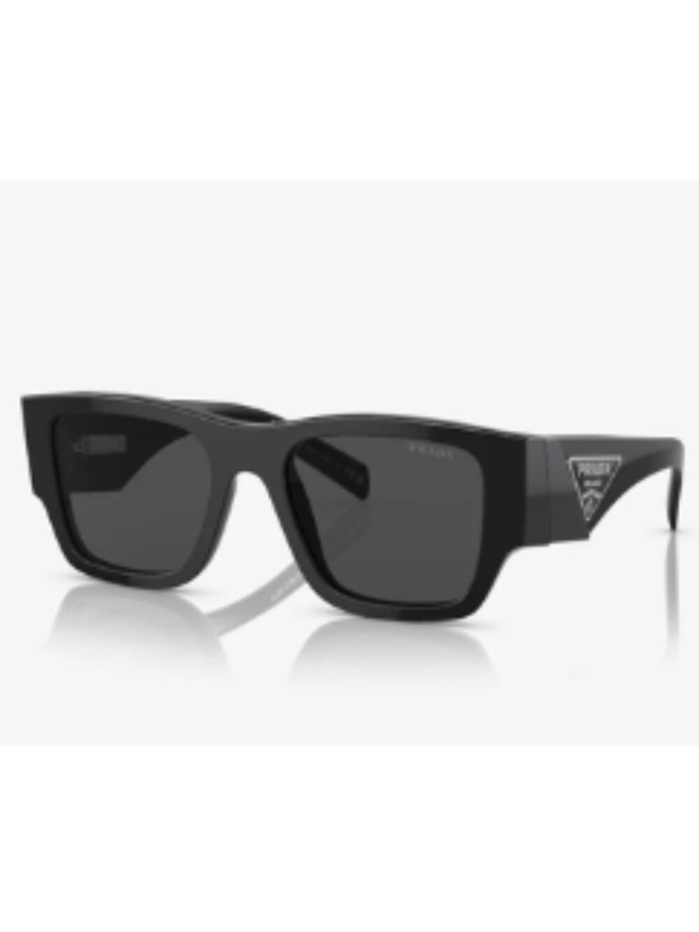 Prada Men's Black Dark Grey Sunglasses NEW Original